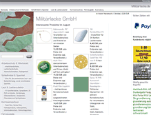 Tablet Screenshot of militaerlacke.de